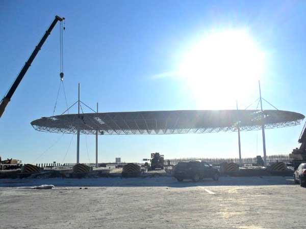 十堰加油站网架案例